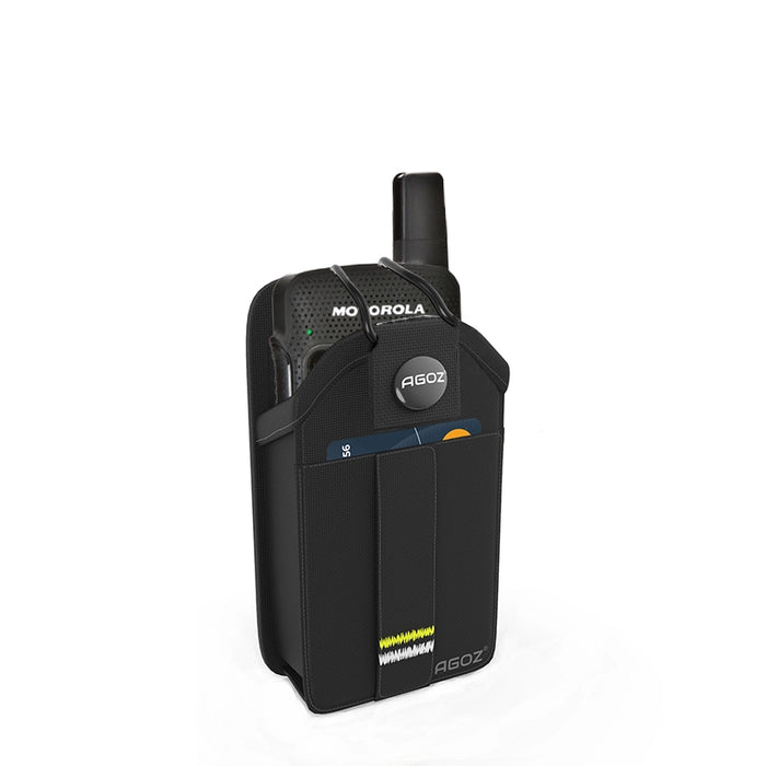 Rugged Motorola DEP 450 Radio Case with Snap Closure