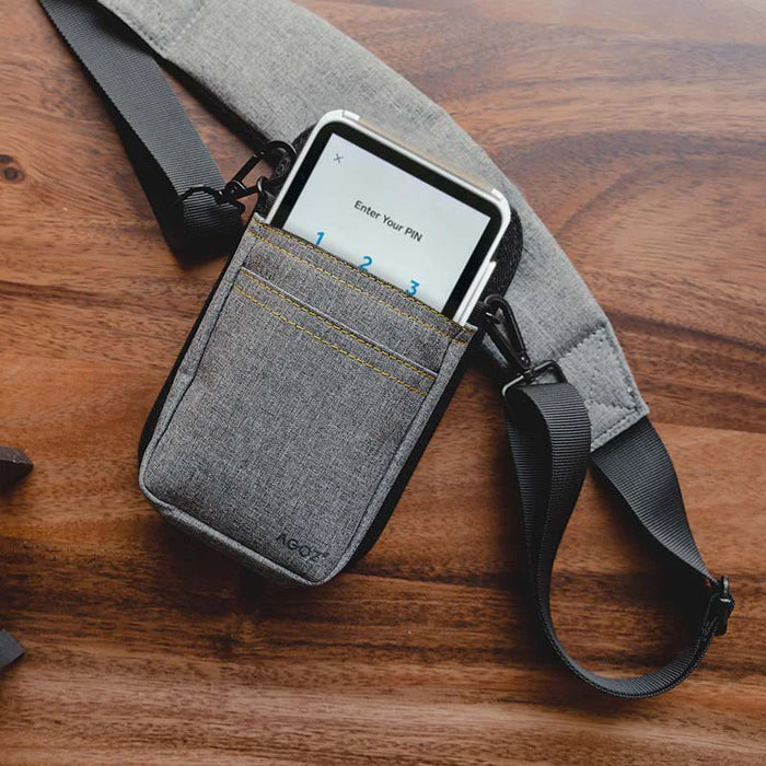 Square POS Holster with Crossbody Shoulder Sling