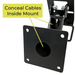 AgozTech wall mount for Shopify POS terminal with concealed cable routing