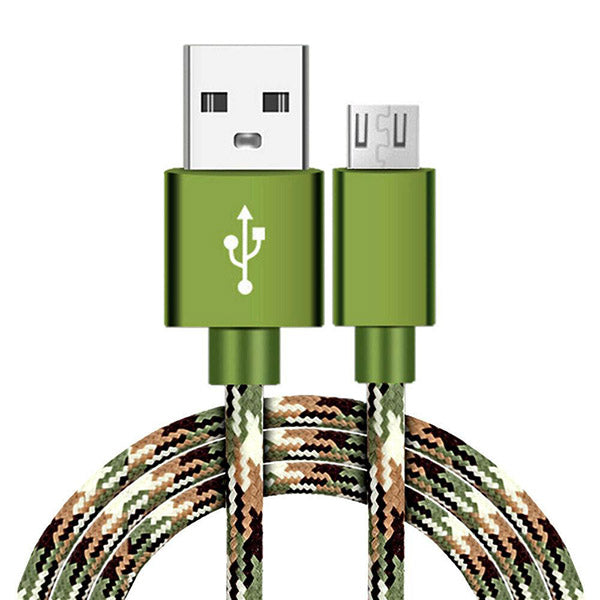 Camo USB Micro Cable Fast Charger for Samsung Galaxy Note 5, J7, S7