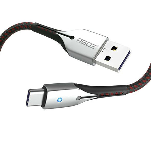 LED USB-C Fast Charger Cable for Kyocera DuraSport 5G UW