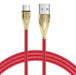 Gold/Red USB-C Cable Fast Charger for Motorola | G9 Power/Plus