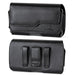 Leather Belt Clip Case for CAT S52 with Magnetic Closure