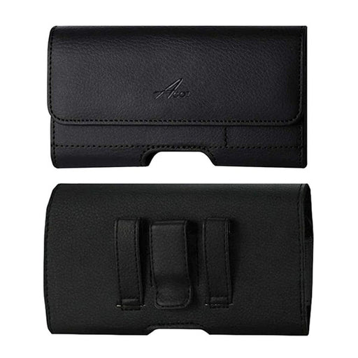 LG Velvet Leather Holster with Belt Clip and Card Holder