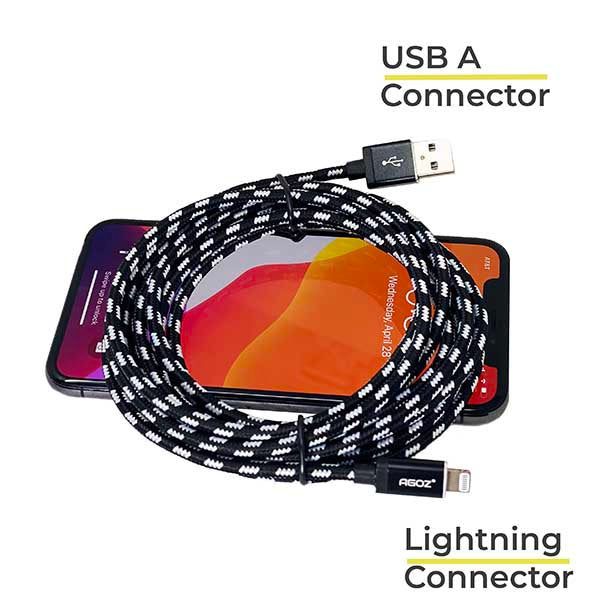 MFi Certified USB-A to Lightning iPhone Cable
