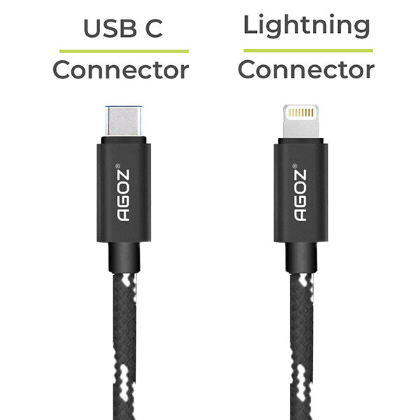 MFi Certified 6 inch USB-C to Lightning iPhone Cable