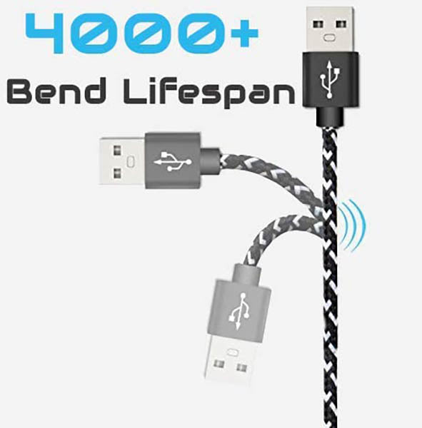 90 Degree USB-C Cable Charger for Ingenico Mobile Card Reader iCON Case, iSMP4, Link 2500, Moby 5500 Series.