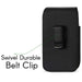 Vertical Leather Sonim XP3 Plus Case with Rotating Belt Clip