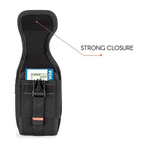 Rugged Belt Clip Case for LG K20 with Card Holder
