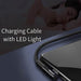 LED Right-Angle USB-C Fast Charger Cable