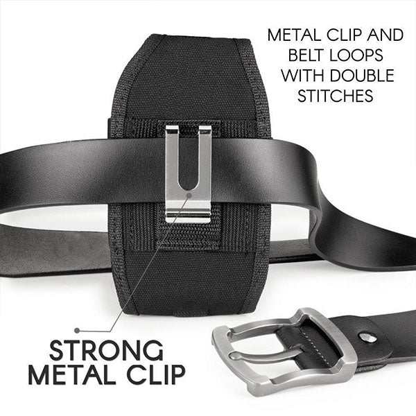 Blu VIEW Mega Case Pouch with Metal Belt Clip