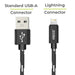 MFi Certified 6 inch USB-A to Lightning Cable