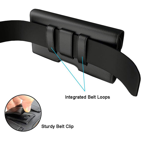Magnetic Leather Belt Clip Holster for iPhone SE 2020