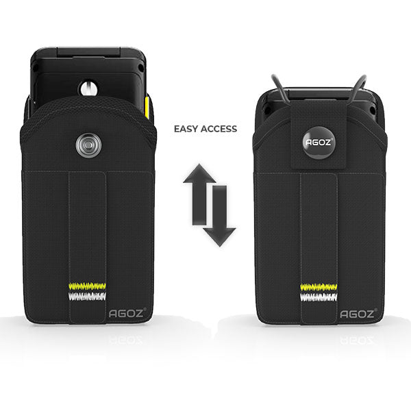 Durable CAT S22 Flip Case with Snap Closure