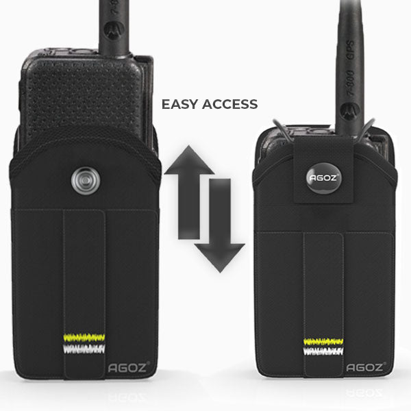Rugged Motorola APX 3000 Holster with Snap Closure