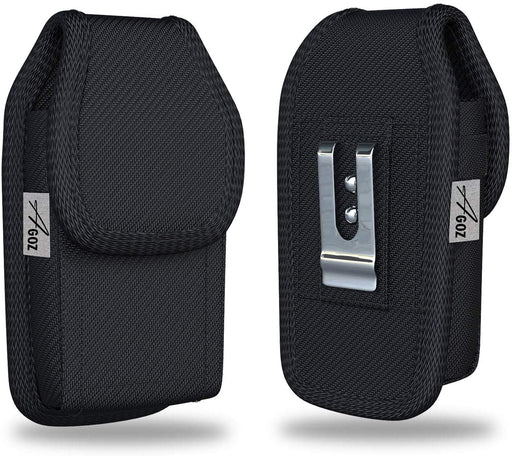 Motorola Edge Plus Canvas Case with Metal Belt Clip - AGOZTECH