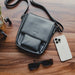 Front Pocket Leather Crossbody Bag for Google