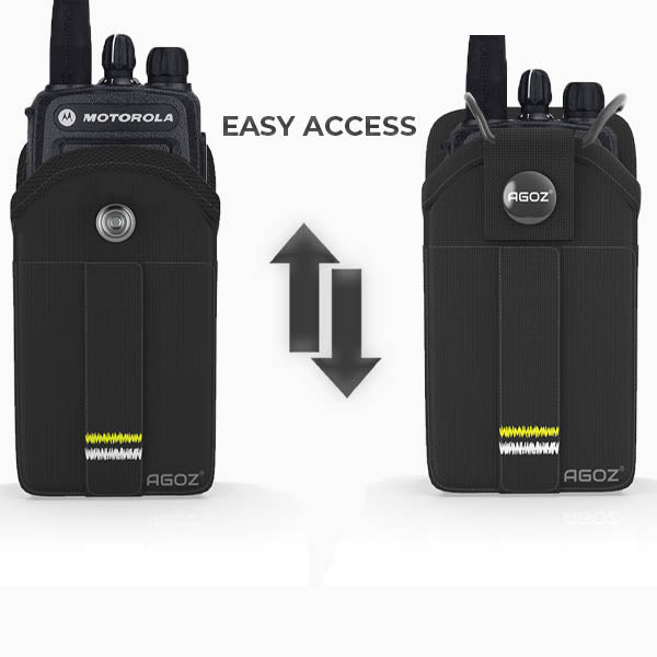 Rugged Holster for Motorola CP185 Two-Way Radio