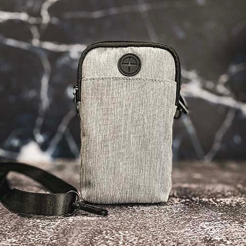 Gray Unisex Crossbody Bag for Motorola