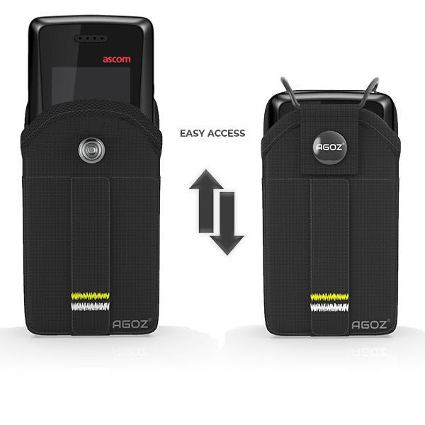Durable Ascom i63 Case with Snap Closure