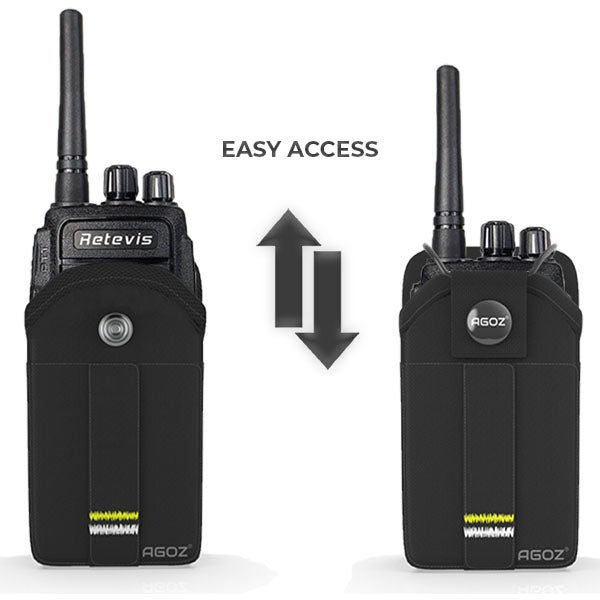 Rugged Retevis RT1 Two Way Radio Case with Belt Clip