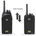 Rugged Holster for Retevis RT21 Walkie Talkies with Snap